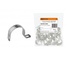 Скоба металлическая однолапковая СМО с внутр. d 19-20 мм (100шт)  SQ0409-0005  TDM