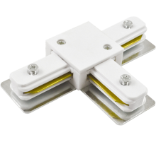 Коннектор для накладного шинопровода PTR CT-WH белый T-образный  5010864  Jazzway