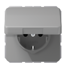 Штепсельная розетка SCHUKO 16A 250V~ с защитой от влажности; серая  CD1520BFKLGR  Jung