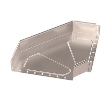 Угол горизонтальный 90 градусов Стандарт INOX (AISI 409) 400х100  PR16.3568  Промрукав