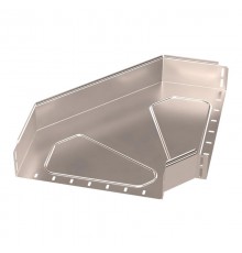 Угол горизонтальный 90 градусов Стандарт INOX (AISI 409) 400х100  PR16.3568  Промрукав