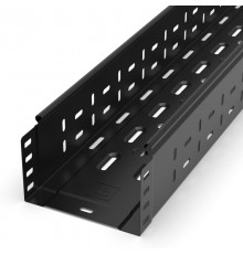 Лоток перфорированный Стандарт 150х100х3000 (0,7 мм) RAL 9005 (6 м/уп)  PR16.9985  Промрукав