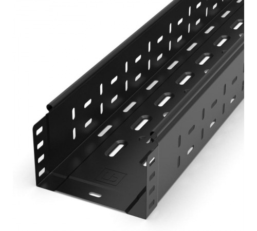 Лоток перфорированный Стандарт 150х100х3000 (0,7 мм) RAL 9005 (6 м/уп)  PR16.9985  Промрукав