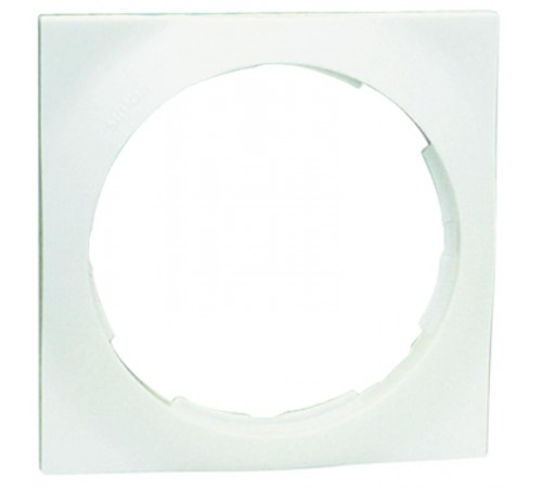 Simon 88 Рамка декоративная, 1 пост, круг в квадрате, S88, белый  88612-30  Simon