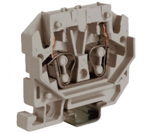 HPP.2GR, мини зажим, проходной 2,5 кв.мм серый  ZHP170GR  DKC