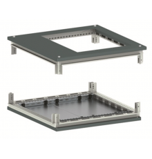 Комплект, крыша с фланцем и основание, для шкафов, 600 x 1000 мм  R5KTB610FIT  DKC