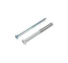 Дюбель-гвоздь YZ цилиндр. манжета нейлон 8x80 (100 шт)- пакет  148882  Tecfi