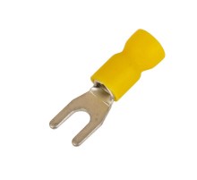 Наконечник вилочный с изолир.фланцем ПВХ, легкий ввод жилы, 2,5-6 кв.мм М5 (д.5,3 мм) (НВИ)  2C15P-EE-PVC  DKC