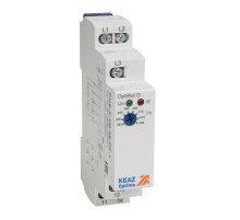 Реле контроля фаз OptiRel D PHS-3-1M-08-PP-1 без настр повышенного/пониженного асимметрии 3Ф 1СО  331992  КЭАЗ