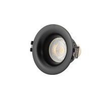 Светильник светодиодный встраиваемый DK3024-BK , IP20, 10Вт, GU5.3, LED, черный, пластик  DK3024-BK  DENKIRS