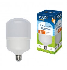 Лампа светодиодная LED-M80-30W/NW/E27/FR/S LED мат., корпус термопластик, 4000К Серия Simple  10811  Volpe