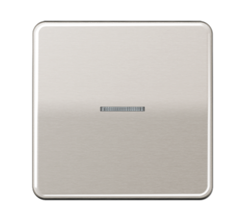 Клавиша для KNX кнопки, 1 группа с окошком; металл; платина  CD101KO5PT  Jung