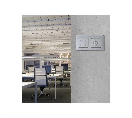 Сенсорный 4-кл выключатель с тематической маркировкой Т1, алюминий  8000643-093  Simon