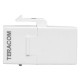 Адаптер проходной TERACOM PRO Cat.6 неэкранированный RJ45-RJ45 тип Keystone белый  TRP-INLC-KSTN-6UTP-WH  EKF