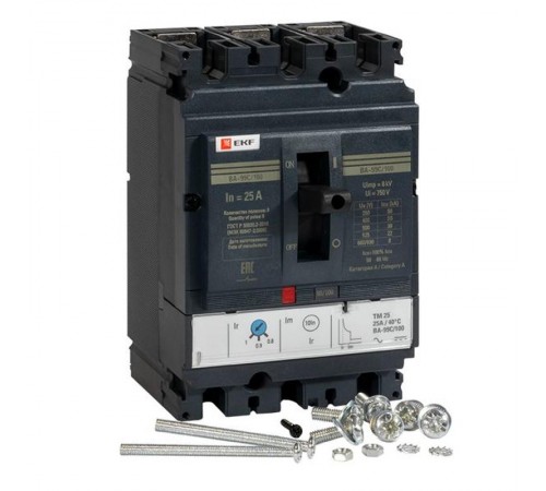 Выключатель автоматический ВА-99C (Compact NS) 100/25А 3P 36кА EKF PROxima  mccb99C-100-25  EKF