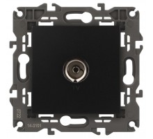 14-3101-05 Розетка TV одиночная, IP20, Эра Elegance, антрацит  Б0034294  ЭРА