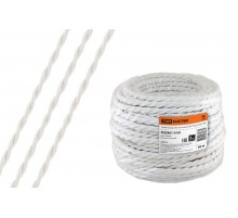 Ретро провод "Эко" 2х1,5 витой ГОСТ белый (50м)  SQ2801-0101  TDM