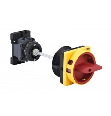 Выключатель-Разъединитель 4P 20A IP20 с красной выносной рукояткой на дин-рейке/плате с замком  MSD20440R  SE