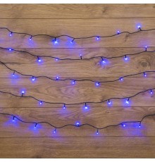 Гирлянда "Твинкл Лайт" 15 м, темно-зеленый ПВХ, 120 LED, цвет синий  303-053  NEON-NIGHT