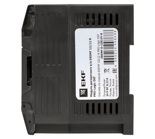 Модуль дискретного в/в EREMF 12/12 N PRO-Logic EKF  EREMF-D-12X12Y-N  EKF