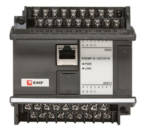 Модуль дискретного в/в EREMF 12/12 N PRO-Logic EKF  EREMF-D-12X12Y-N  EKF