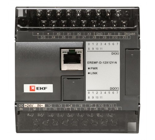 Модуль дискретного в/в EREMF 12/12 N PRO-Logic EKF  EREMF-D-12X12Y-N  EKF
