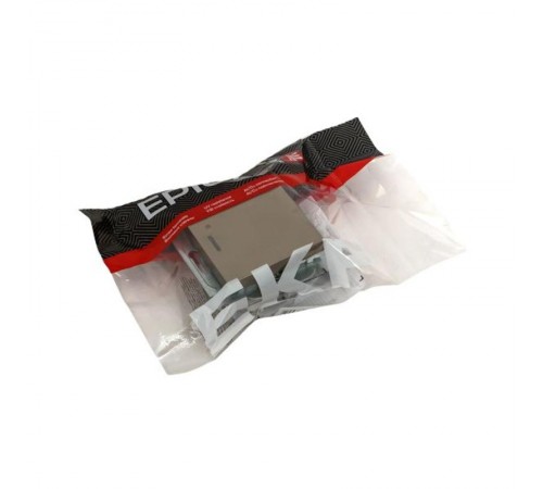 Механизм выключателя, одноклавишный, с подсветкой, шампань Эпика  UP1-SWC-14 EKF