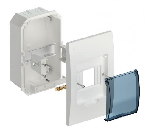 Корпус пластиковый встраиваемый на 4 модуля ЩРВ-П-4 IP41 белый 222х136х92мм KREPTA 3  MKP12-V-04-40-20  IEK