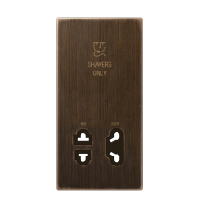 накладка бритвенной розетки антик  SOME7522ATPL  Jung