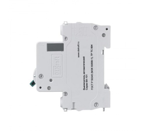 Выключатель автоматический  однополюсный ВА-101 25А C 4,5кА  11056DEK  DEKraft