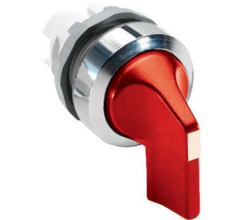 Переключатель M3SS4-20R (длинная ручка) красный 3-х позиционный без подсветки (только корпус) с фиксацией  1SFA611213R2001  ABB