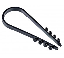 Дюбель-хомут 19-25мм круг. каб. нейл. черн. (25шт/упак)  UDH13-19-25-025-K02  IEK