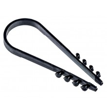 Дюбель-хомут 19-25мм круг. каб. нейл. черн. (25шт/упак)  UDH13-19-25-025-K02  IEK