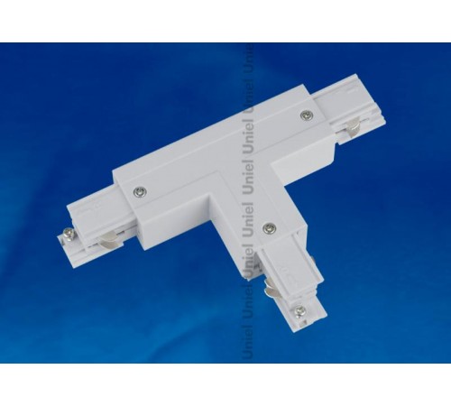 Соединитель для шинопровода осветительного Т-образный. правый, внутренний, трехфазный, серебряный. UBX-A33 SILVER 1 POLYBAG  09758  Uniel