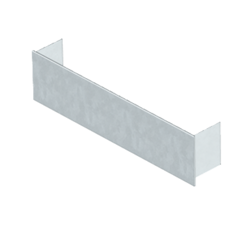 Торцевая заглушка кабельного канала EUK 190x47 мм (сталь) (SES 19047)  7403988  OBO Bettermann