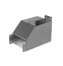 Угол вертикальный внутренний R 80х300 мм с разворотом трассы на 90 град "ПЛЮС"  NLPDplus90-80-300-R  КМ-профиль