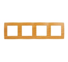 Рамка на 4 поста 12-5004-07  ,  ольха  Б0014777  ЭРА