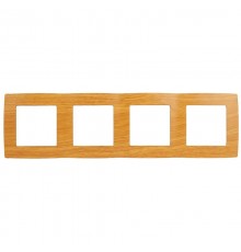 Рамка на 4 поста 12-5004-07  ,  ольха  Б0014777  ЭРА