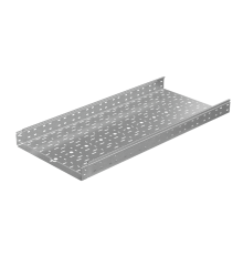 Лоток перф. 80х500х1,0 L6000 мм "Быстрый монтаж ПЛЮС"  LPplus80-500-1.0-6000  КМ - профиль