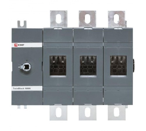 Рубильник 1600A 3P без рукоятки управления TwinBlock  tb-s-1600-3p  EKF