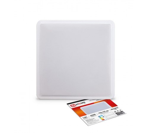 Светильник светодиодный СПБ-2-КВАДРАТ 14Вт 230В 4000К 1100лм 190мм белый  4690612022062  IN HOME