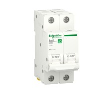 Выключатель автоматический двухполюсный С 16А 2P 6000A RESI9  R9F12216  Schneider Electric