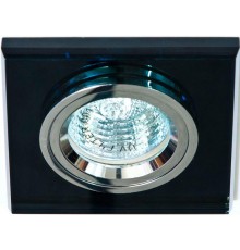 Светильник точечный встраиваемый под лампу 8170-2 MR16 50W G5.3 серый, серебро/ Grey-Silver  19722  FERON