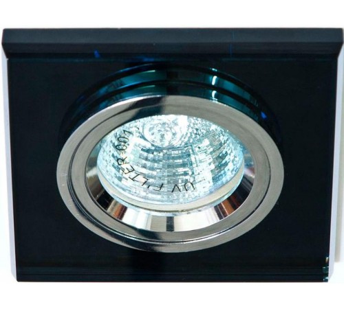 Светильник точечный встраиваемый под лампу 8170-2 MR16 50W G5.3 серый, серебро/ Grey-Silver  19722  FERON