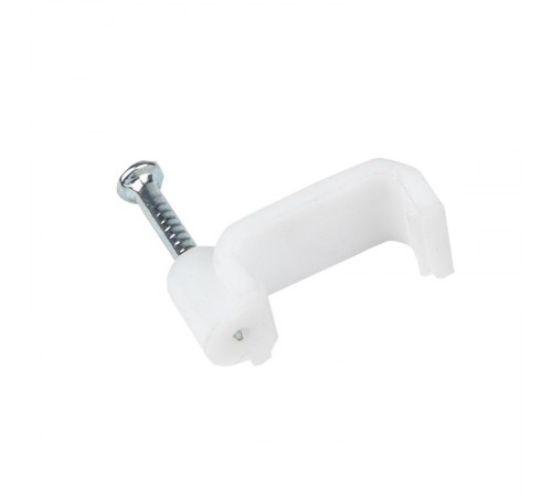 Скоба крепежная квадратная (плоская) (14мм.) (50шт.) EKF PROxima  plcn-ss-14  EKF