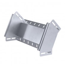 Угол вертикальный внешний 90 градусов Стандарт INOX (AISI 316) 400х100  PR16.3032  Промрукав