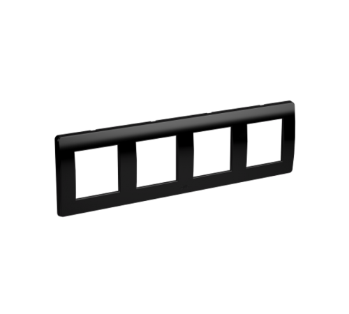 Рамка на 2+2+2+2 модуля (4-местная). черная. RAL7016  75014B  DKC
