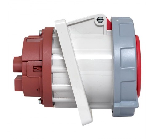 Розетка стационарная внутренняя угловая 4342 3Р+РЕ 63А 380В IP67 EKF PROxima  ps-4342-63-380  EKF