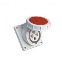 Розетка стационарная внутренняя угловая 4342 3Р+РЕ 63А 380В IP67 EKF PROxima  ps-4342-63-380  EKF