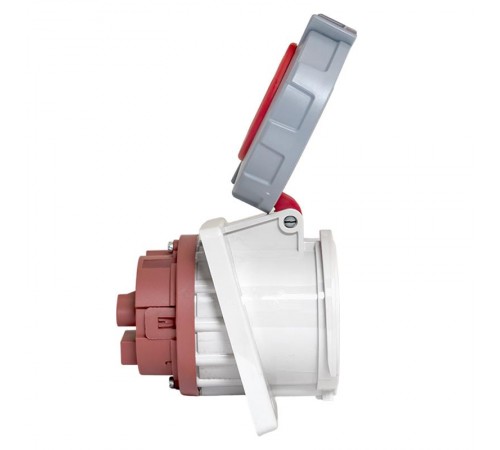 Розетка стационарная внутренняя угловая 4342 3Р+РЕ 63А 380В IP67 EKF PROxima  ps-4342-63-380  EKF